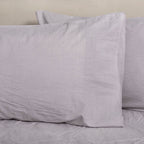 Σετ 2τμχ Μαξιλαροθήκη Αιγαίον Non Iron 51X76 Gray